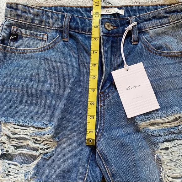 KanCan Ripped Denim Jean Shorts - Picture 6 of 9